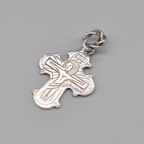 HERMANN SIERSBOL Danish 925 Sterling Silver Dagmar Cross, Necklace Pendant.