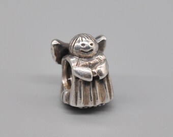 PANDORA 790337 Pre owned Retired 925 Sterling Silver Angel of Hope Bead Charm Pendant. Etsy UK