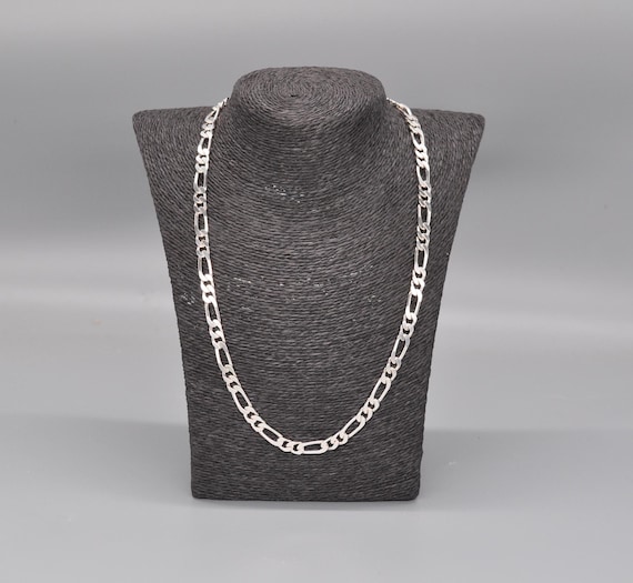 Vintage 925 Sterling Silver Necklace Chain. Length 55 Cm / 21.6 