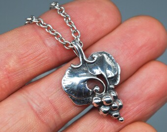GEORG JENSEN Danish 925 Sterling Silver Heritage 1996 Pendant. - Etsy