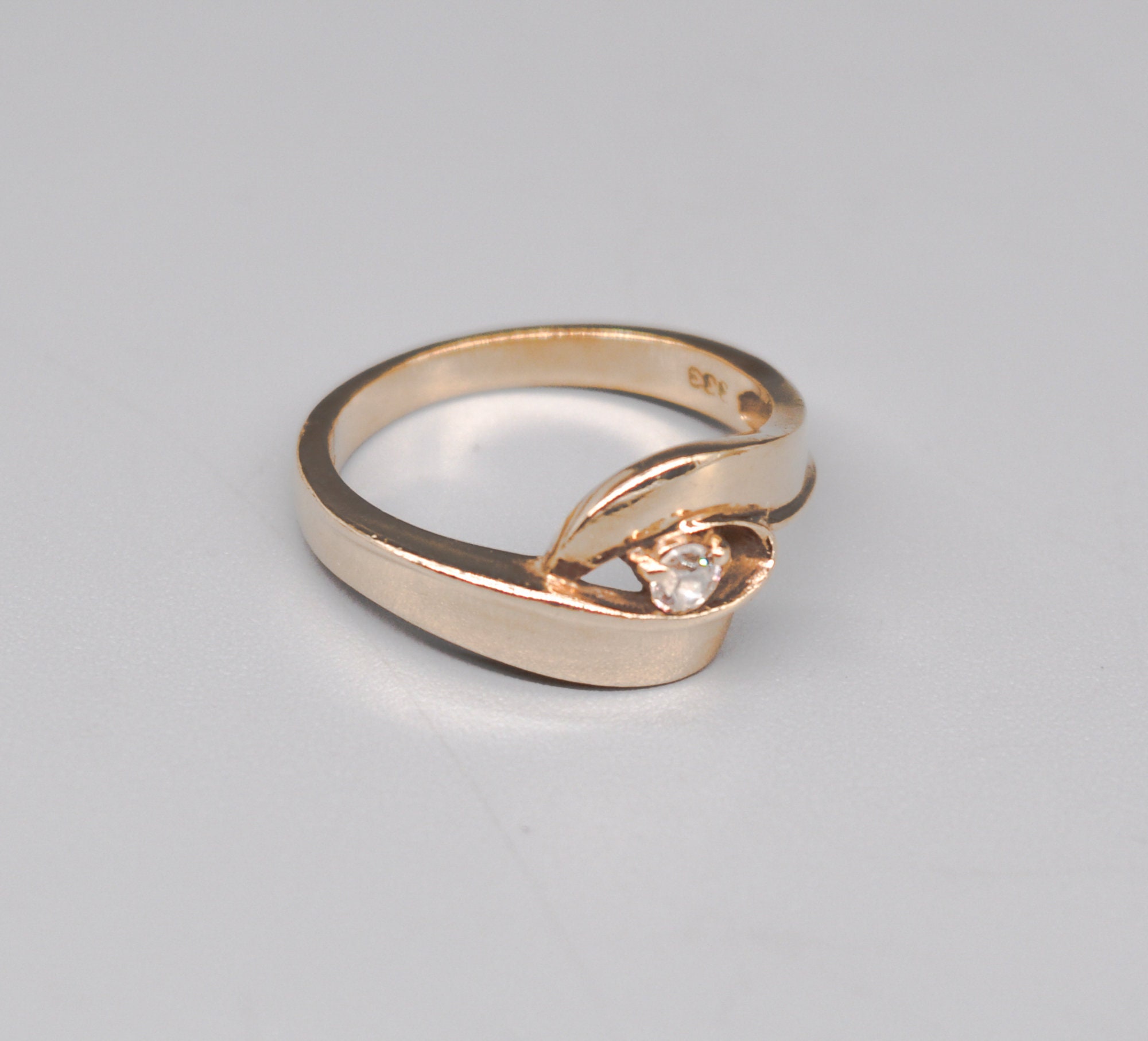 JENS AAGAARD ヴィンテージ デンマーク製 8K (333) ゴールドリング