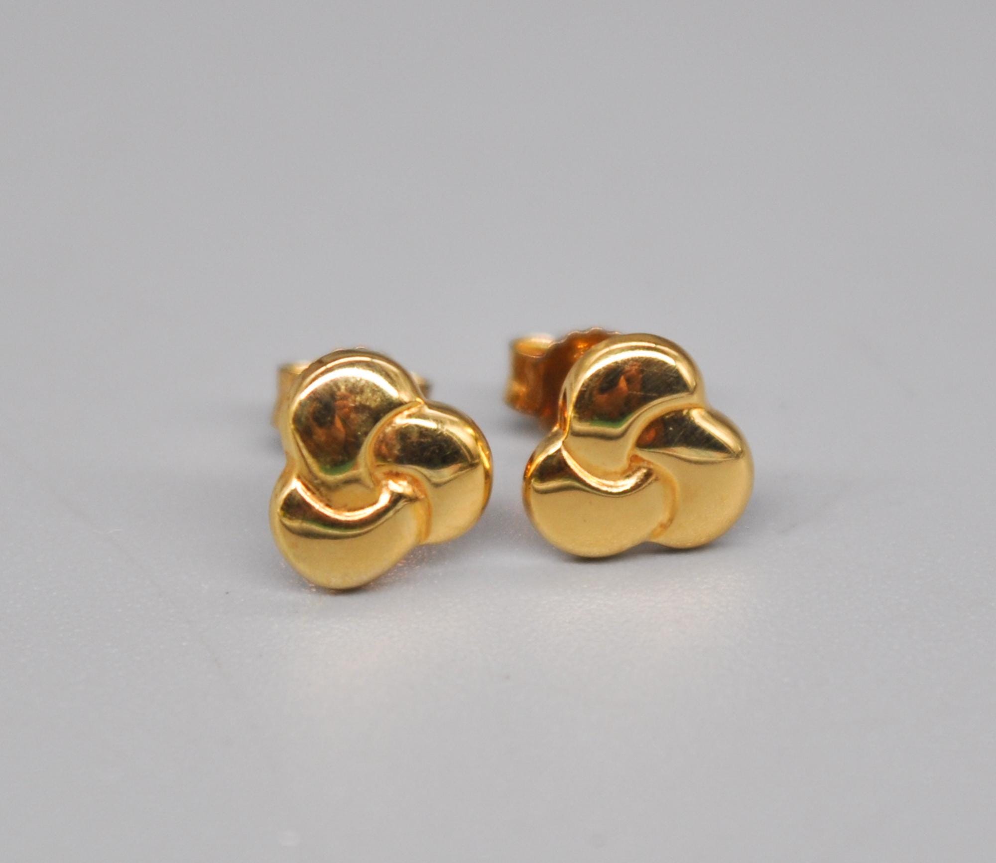 JENS AAGAARD Danish 8K (333) Gold Stud Earrings. - Etsy