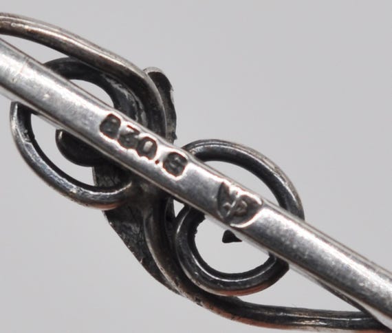 Vintage 830 Solid Silver Brooch. - image 4