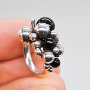 ジョージ・ジェンセン　デージー　白　シルバー ジョージ ジェンセン デンマーク製ホワイトエナメル 925 スターリング