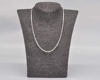 ヴィンテージ 925 スターリングシルバー ビザンチン チェーン。長さ