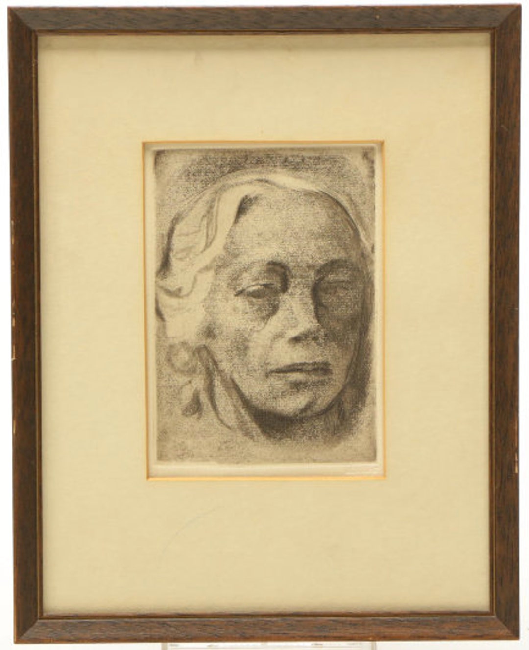 Käthe Kollwitz Restrike Etching on Paper self Portrait Etsy