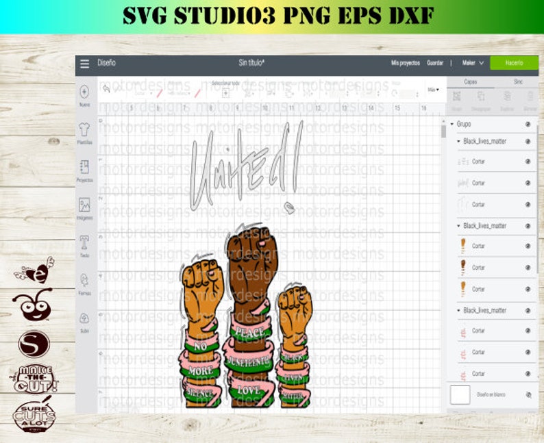 Peace Love Juneteenth fist Black lives matter digital file ...