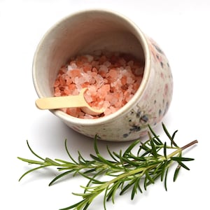 Pink Ceramic Salt Pot