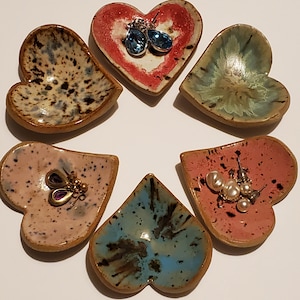 Ceramic Stoneware Ring  or Earring Dishes, handmade