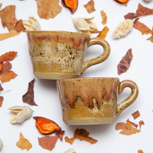 Hand Thrown Speckled Brown Espresso Cup - 65ml Stoneware