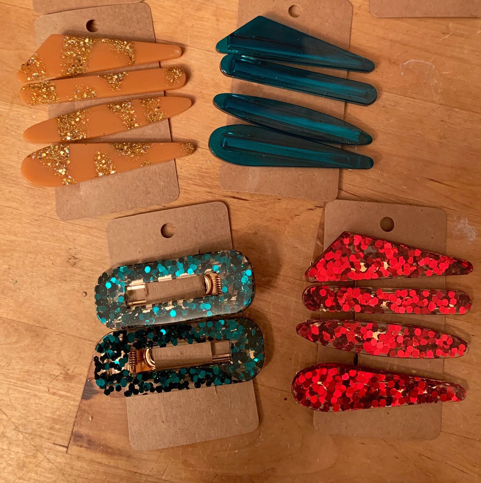 Barrette sets of 4 Etsy