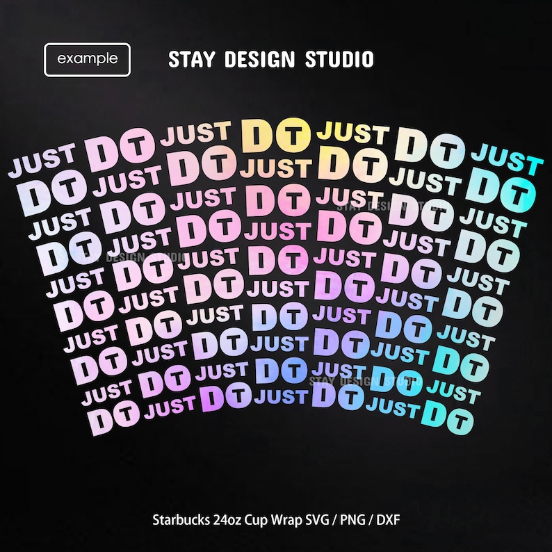 Download Clip Art Just Do It Starbucks Full Wrap Svg Just Do It Starbucks Cold Cup Svg Positive Starbucks Cup Svg Motivational Starbucks Cup Decal Svg Cricut Art Collectibles