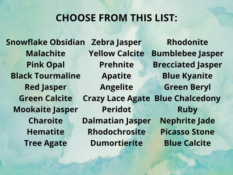 Crystal Meaning Cards Gemstone Description Cards CREATE YOUR OWN Crystal Card Set Printable Set of 10 Crystal Properties Cards