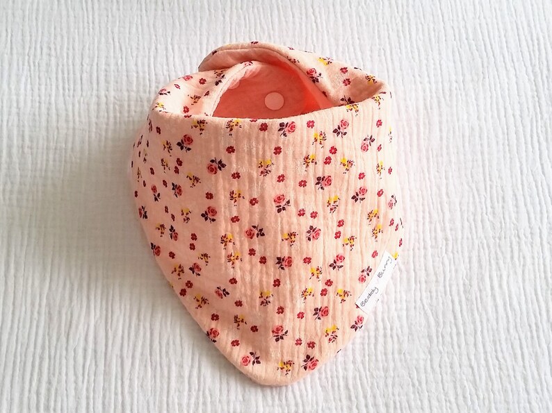 Muslin baby bib muslin bandana bib double gauze dribble Etsy