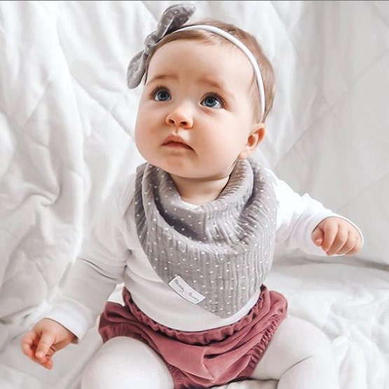 Muslin Baby Bib Muslin Bandana Bib Double Gauze Dribble Etsy UK