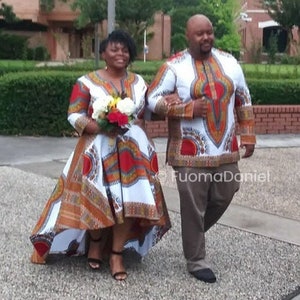 His and hers african top traditional attires