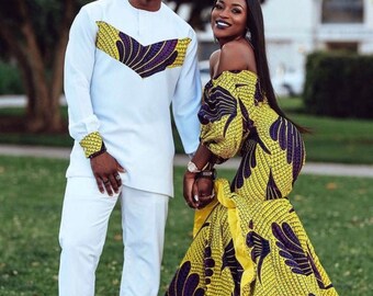 his and hers african outfits
