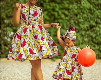 African mommy and me clothing, African mother and daughter dress, African dress, African print dresses for women, African clothing for women