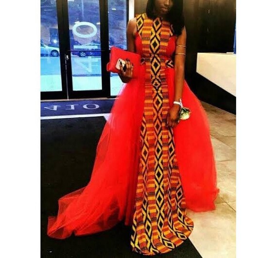 kente wedding dress