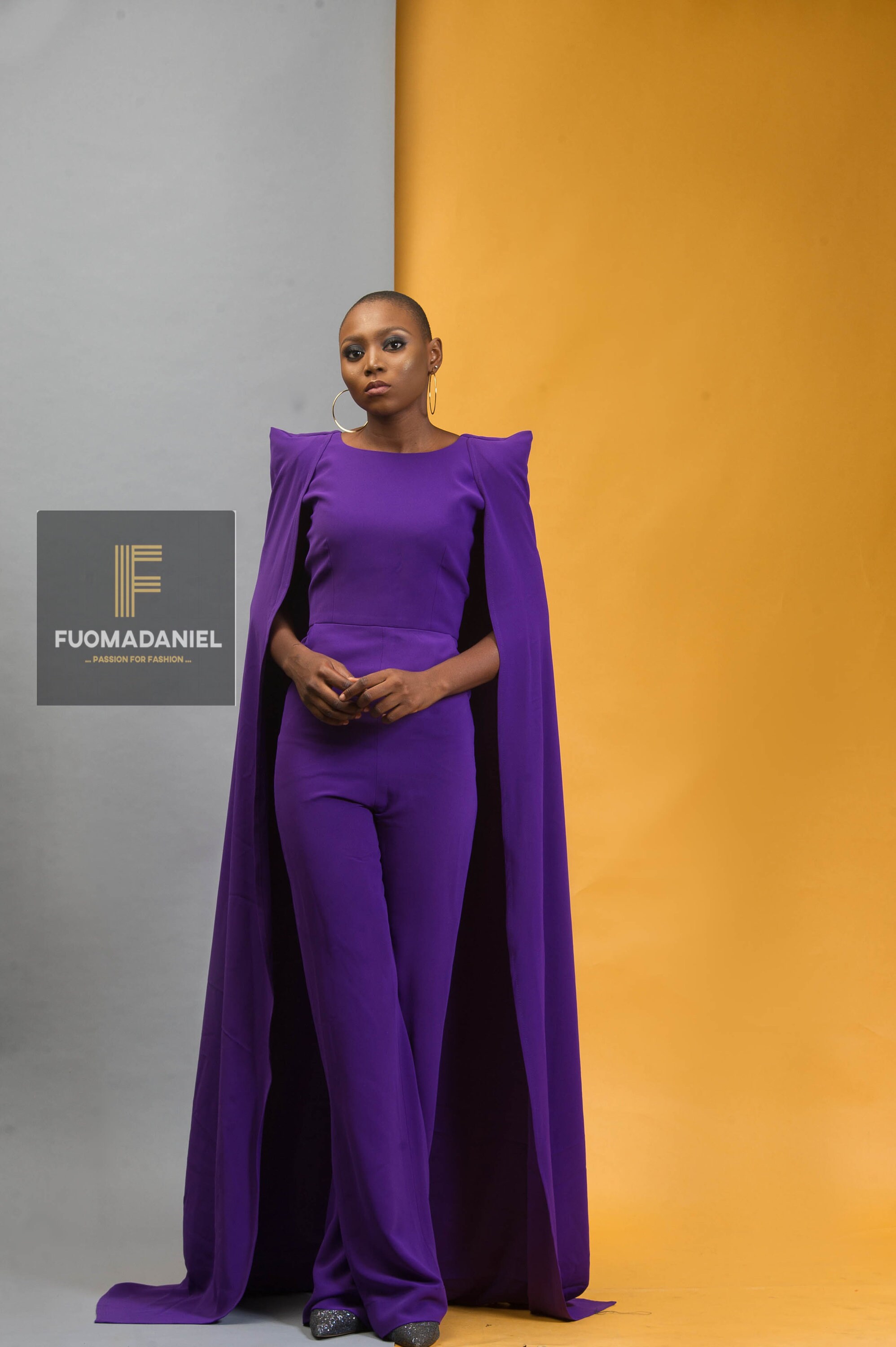 african jumpsuit with cape