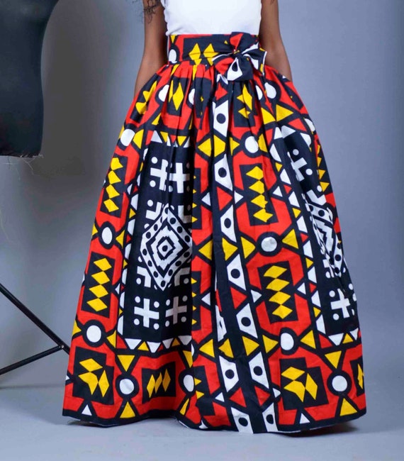 a line ankara skirt