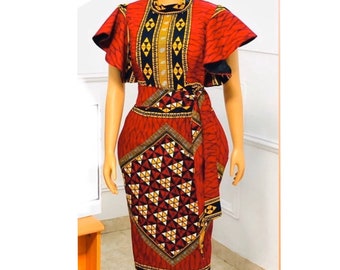 African dress / African print dress / African clothing for women / Ankara dresses / African prom dress / African wedding dress / Kitenge