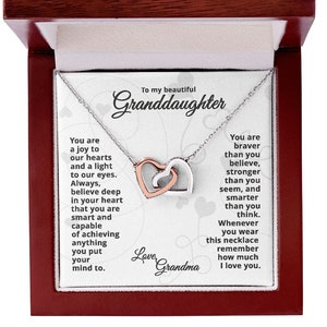 Regali per nipoti, collana per nipoti, alla mia nipotina, regalo personalizzato, regalo di laurea, regalo di compleanno, scatola regalo per lunghe distanze