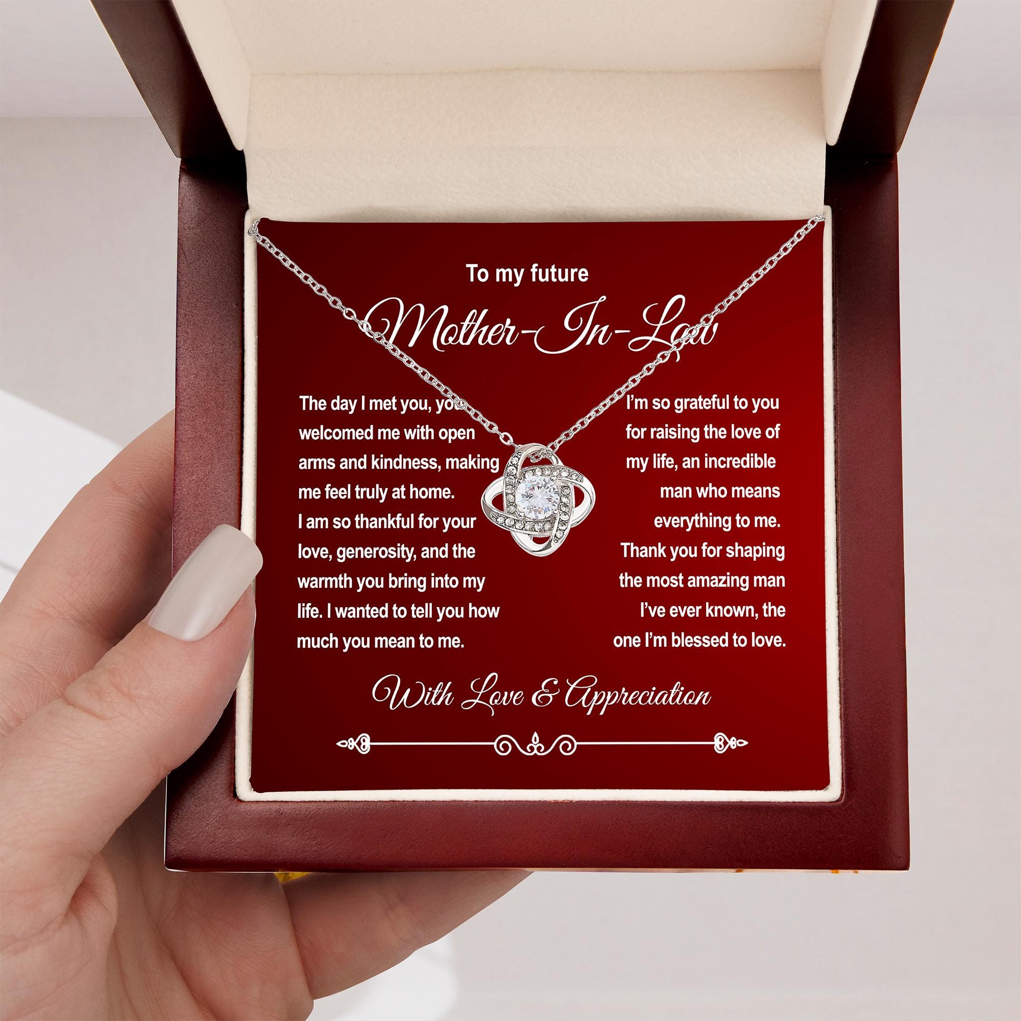 Mother-In-Law Necklace, Mother-In-Law Gift , Mother-In-Law