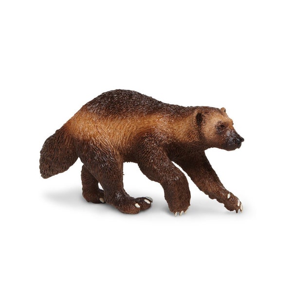 WOLVERINE Figurine Figures Large Miniature Figurines Plastic Animal Figure For Crafts Collectible Realistic Model Safari LTD Fairy Garden