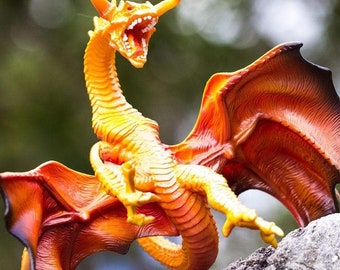 Lava Dragon Figurine: Safari Ltd, Fantasy Folklore Creature