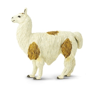 LLAMA Figurine Figures Large Miniature Figurines Plastic Animal For Crafts Collectible Realistic Model Safari LTD Diorama Terrarium Safari