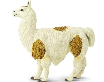 plastic llama figurine