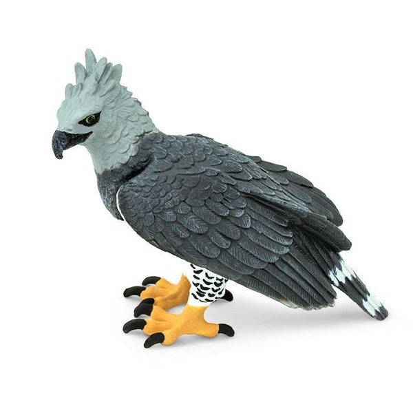 HARPY EAGLE Bird Animal Figurine Figures Large Miniature Figurines Realistic Plastic Model Safari LTD Diorama Toy Terrarium Miniatures Birds