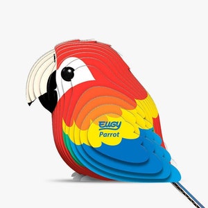 PARROT BIRD 3D Puzzle Diy Craft Model Kit For Kids Adults Dodoland EUGY Activity Idea Educational Learning Puzzles Craft Supply Kits Gift