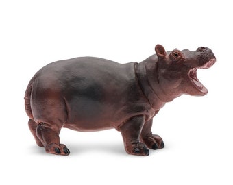 plastic hippo figurines