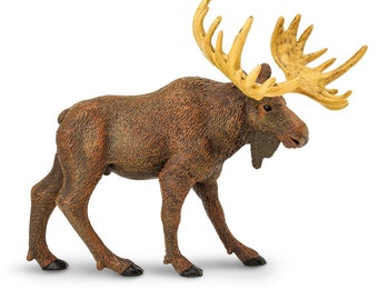 Moose Figurine Etsy