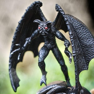 MOTHMAN FIGURINE Large Miniature Safari LTD Figures Figurines Plastic Monster Craft Ideas Fantasy Mythical Creature Statue Cake Toppers