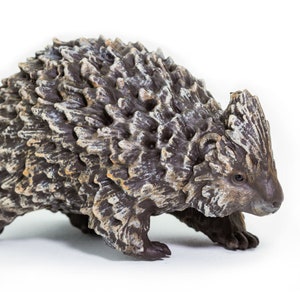 PORCUPINE Figurine Figures Large Miniature Figurines Plastic Animal Figure For Crafts Collectible Realistic Model Safari LTD Fairy Garden