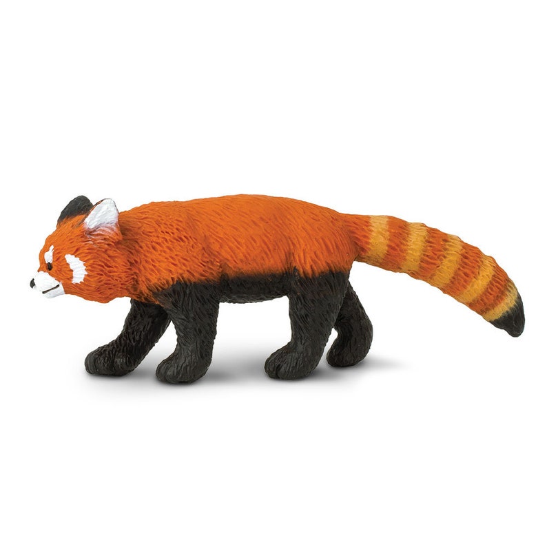 RED PANDA Figurine Figures Large Miniature Figurines Plastic Animal Figure For Crafts Collectible Realistic Model Safari LTD Fairy Garden image 2