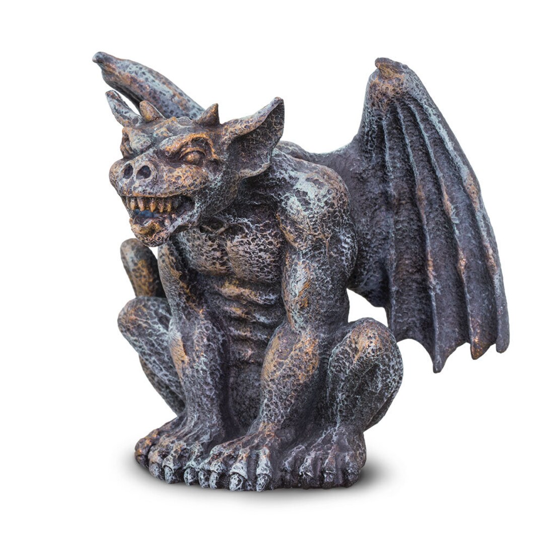 GARGOYLE FIGURINE Large Miniature Safari LTD Figures Figurines