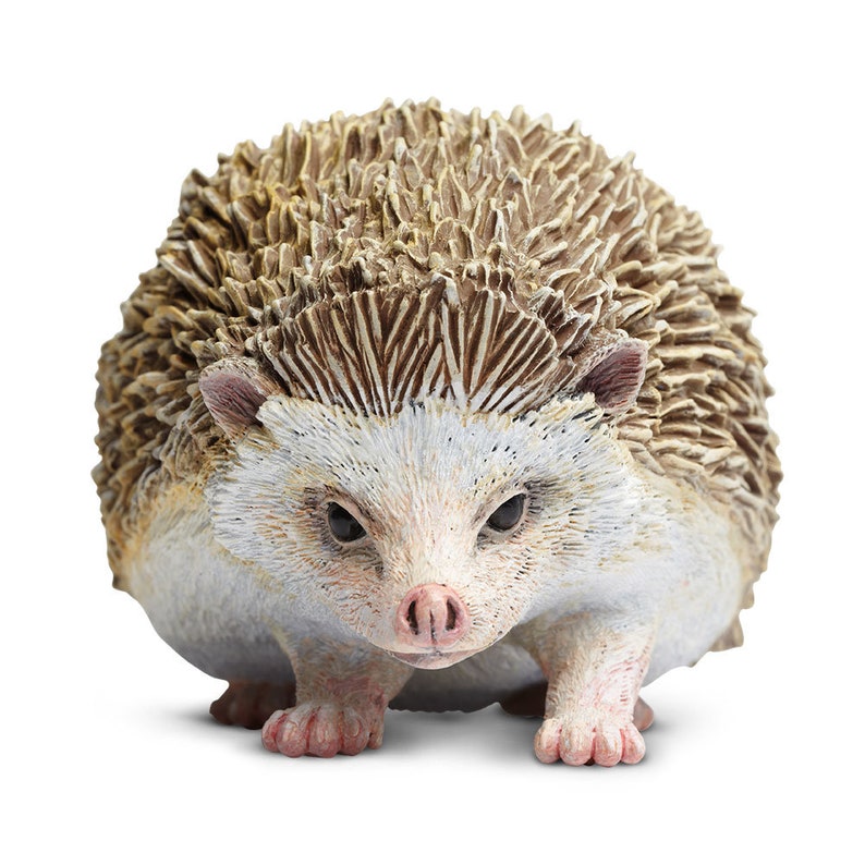 HEDGEHOG Figurine Figures Large Miniature Figurines Plastic Etsy