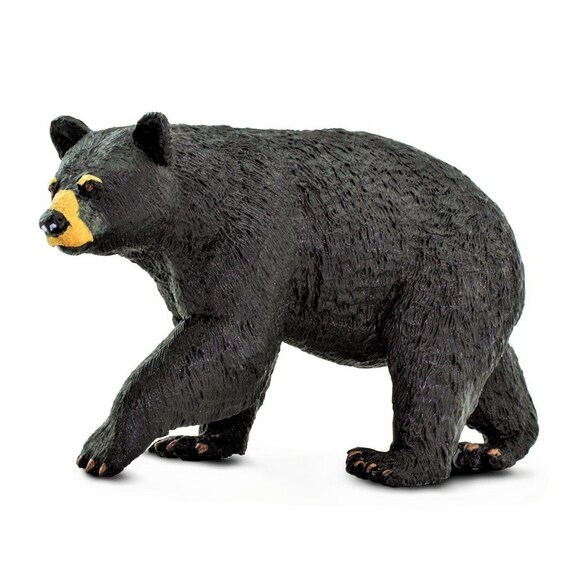 BLACK BEAR Figurine Figures Large Miniature Plastic Animal Figure
