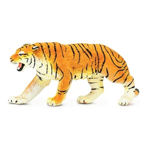 BENGAL TIGER Figurine Figures Large Miniature Figurines Plastic Animal For Crafts Collectible Realistic Model Safari LTD Diorama Cake Topper