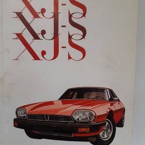 Jaguar XJS V12 5.3 vintage XJS V12 handbook and other information