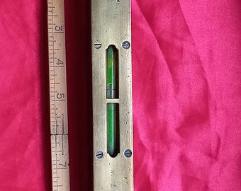 Viktorianische Preston Engineer Wasserwaage: Rosenholz & Messing