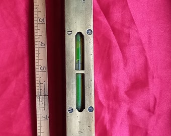 Victorian .Preston engineer spirit level a fabulous example, a treasured peice from my collection weight 457g