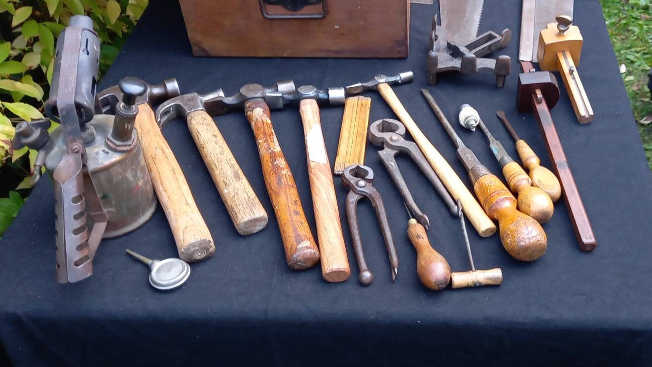 Joiners Tool Kit Circa 1920,lots of Pieces All in Good Used Condition