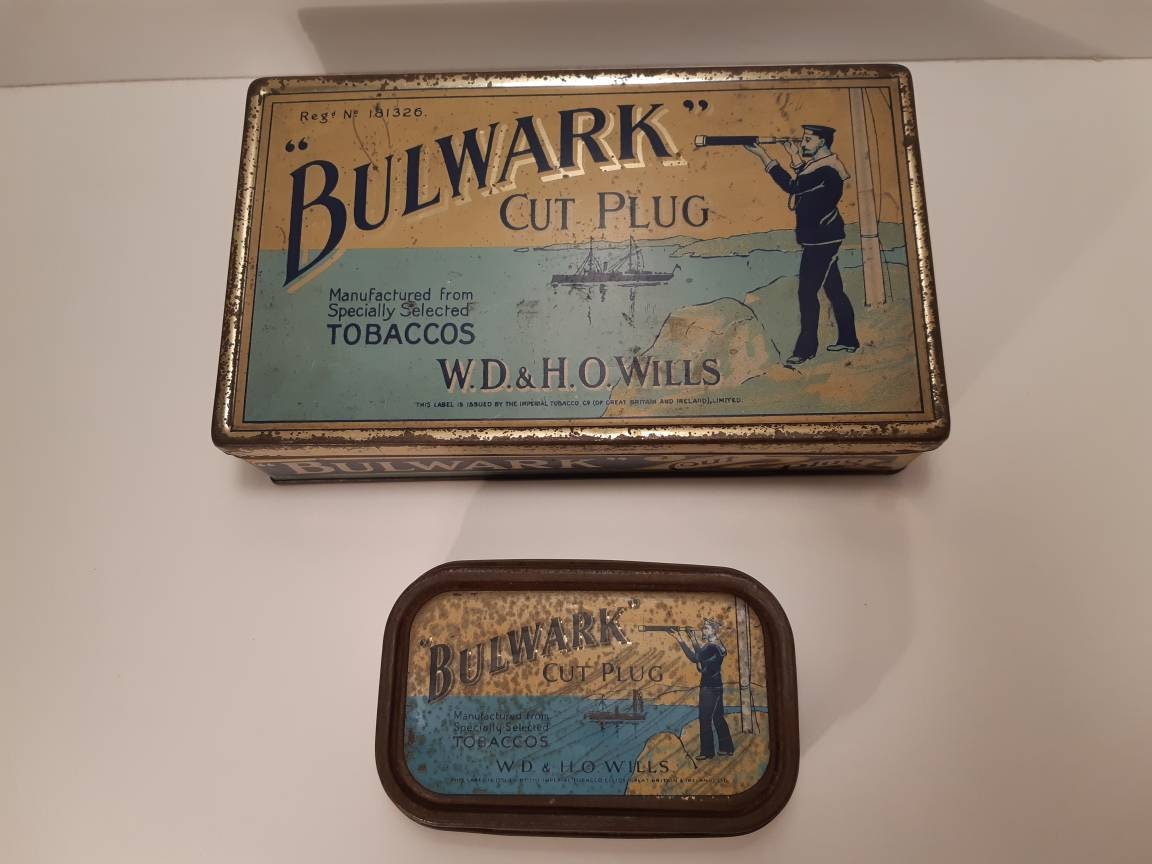bulwark cut plug tobacco tin Bulwark Cut Plug