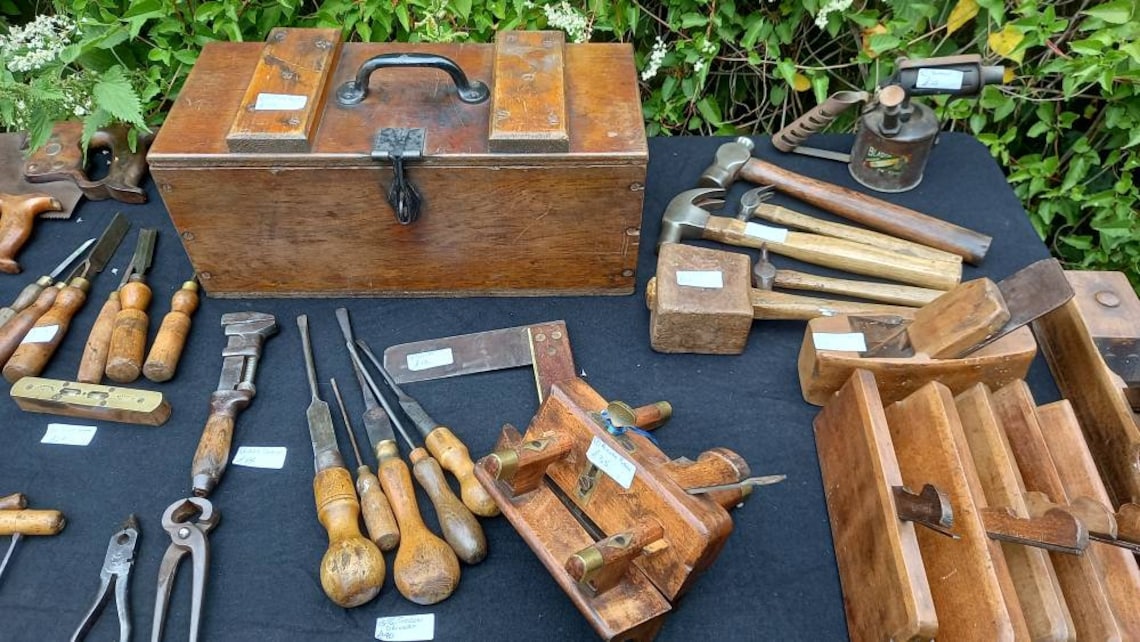 Antique Joiners Tool Kit With Tool Box. Etsy UK