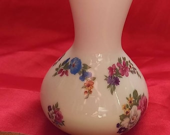 KPM 花瓶 ヴィンテージ KPM 花柄フルーツボウル - 4個セット、ゴールドリム